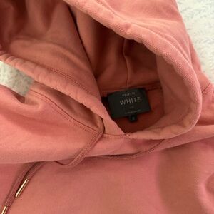 Private White V.C. hooded sweatshirt